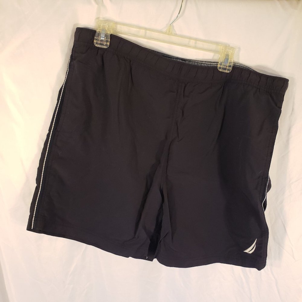 Nautica Men's Swim Trunks, Size L, Navy Blue
